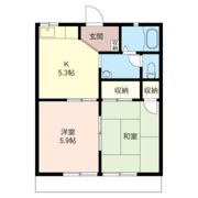 ドエルミハラBの間取り画像