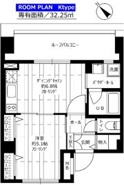 グランドコンシェルジュ早稲田の間取り画像