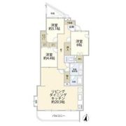 ニューウェルテラス金沢八景B棟の間取り画像