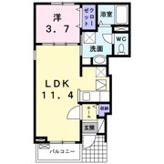 エテルノ松ヶ丘Ⅲの間取り画像