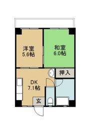 クラージュTwoの間取り画像