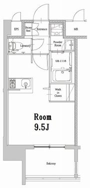 エンクレストベイ天神EASTの間取り画像