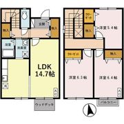 さくらハウスの間取り画像