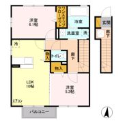 プライムコート Aの間取り画像