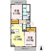 ドゥ・ブランシュの間取り画像