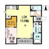 アラータ敦賀の間取り画像