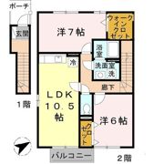 マグノリアコート A棟の間取り画像