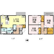 フルール浜町 B棟の間取り画像
