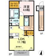 ロザⅡ A棟の間取り画像