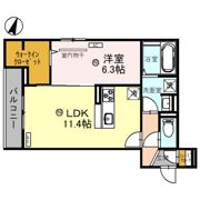 Clashist(クラシスト)常磐町の間取り画像