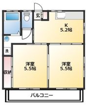メゾンTAKEの間取り画像