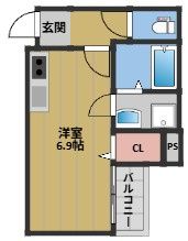 THE NOBLES 名島の間取り画像