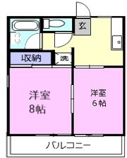 サンコーポコシバの間取り画像