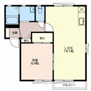 クレール?Bの間取り画像