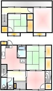 扇町 一戸建ての間取り画像