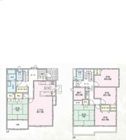 下溝賃貸戸建の間取り画像
