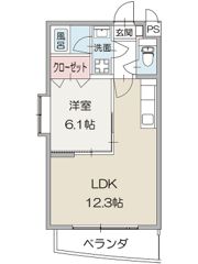 シャリルの間取り画像