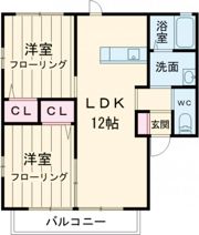 フォンターナ浜崎の間取り画像