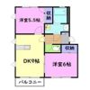 メゾンドール五代D棟の間取り画像