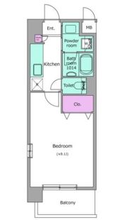 レジディア南砂町の間取り画像