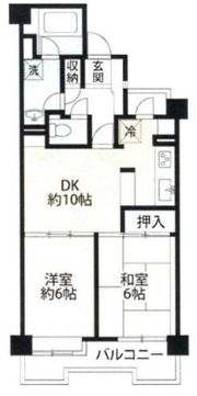 コープ野村松戸の間取り画像