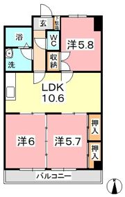 セントエルモ里庄の間取り画像