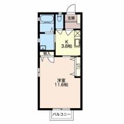 レリアン Aの間取り画像