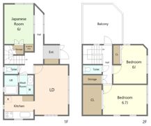 五香7丁目戸建ての間取り画像