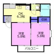 サンハウスNの間取り画像
