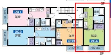 WED COURT Yの間取り画像