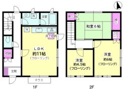 レイモンドハウスB棟の間取り画像