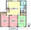 アンジェリーク中畝 Bの間取り画像