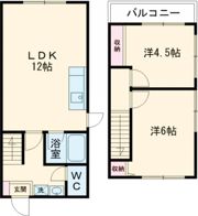 明石市東野町貸家の間取り画像