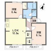 ファミールミタ Cの間取り画像
