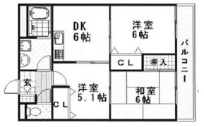 ウッディビレッジⅡの間取り画像