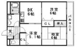 ウッディビレッジⅡの間取り画像