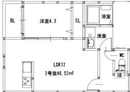 日の出パラシオの間取り画像