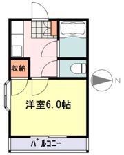 メゾンフジⅡの間取り画像