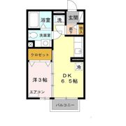 アクアコートの間取り画像