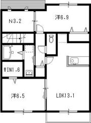 ルーチェ善導寺の間取り画像