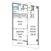 あさひレジデンス弐番館EASTの間取り画像