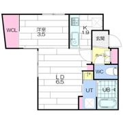 Gavel菊水の間取り画像