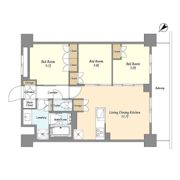 グランカーサ瑞江の間取り画像