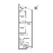 コンフォリア・リヴ渋谷本町の間取り画像