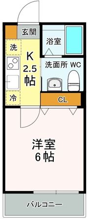 ブリーズ東船橋の間取り画像