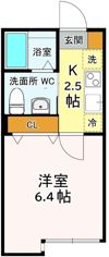 ブリーズ東船橋の間取り画像