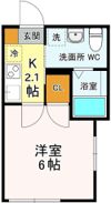 ブリーズ東船橋の間取り画像