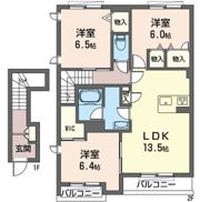 ボナール ヴァレイの間取り画像