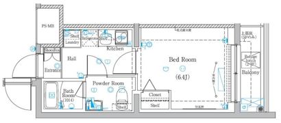 ラフィスタ元町Ⅱの間取り画像