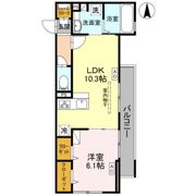 D-room Fiore ”N”の間取り画像